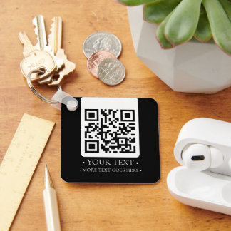 Porte-clés Votre code QR d'entreprise