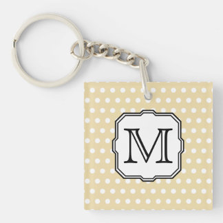 Porte-clés Votre lettre. Monogramme fait sur commande. Point