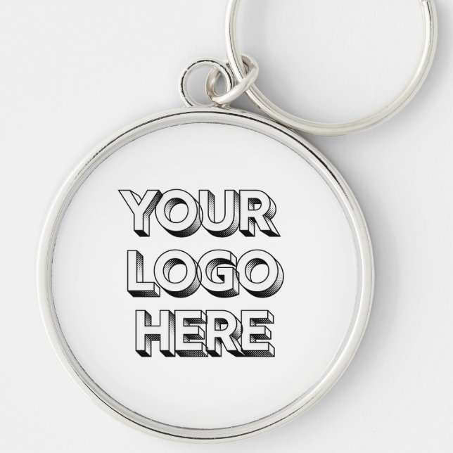 Porte-clés Votre logo ici (Devant)