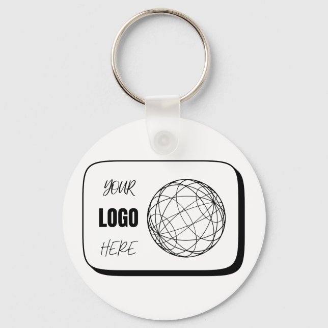 Porte-clés Votre logo ici (Recto)