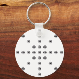 Porte-clés Votre logo ou toute image téléchargée Motif en é