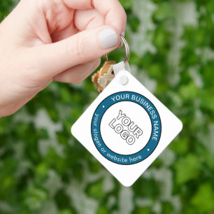 Porte-clés Votre logo ou votre conception et votre texte circ