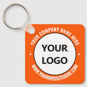 Porte-clés Votre nom de logo Site Porte - clé - Couleurs pers