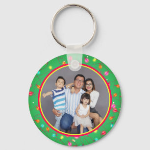 Porte-clés Votre photo préférée personnalisée Image Noël