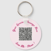 Votre QR Code Info Porte - clé Texte spécial et co