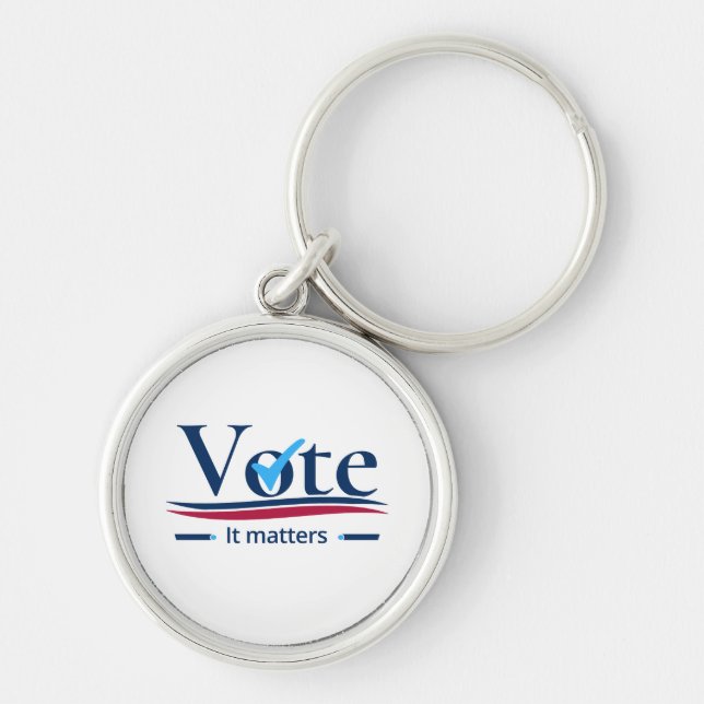 Porte-clés Votre vote compte (Devant)