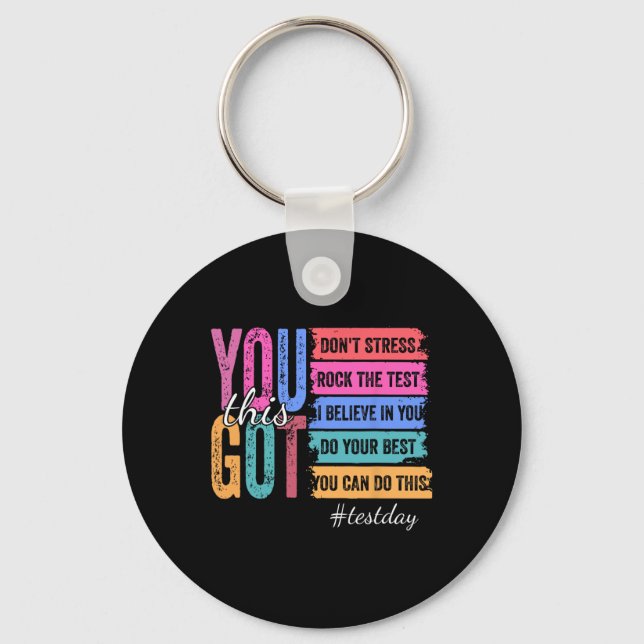 Porte-clés Vous avez cette journée de test motivationnel ense (Recto)