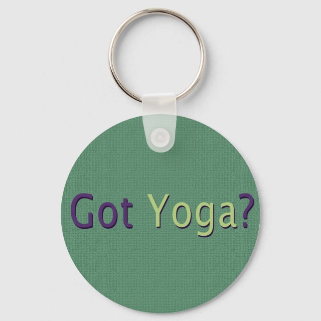 Porte-clés Vous avez du yoga ? (Recto)