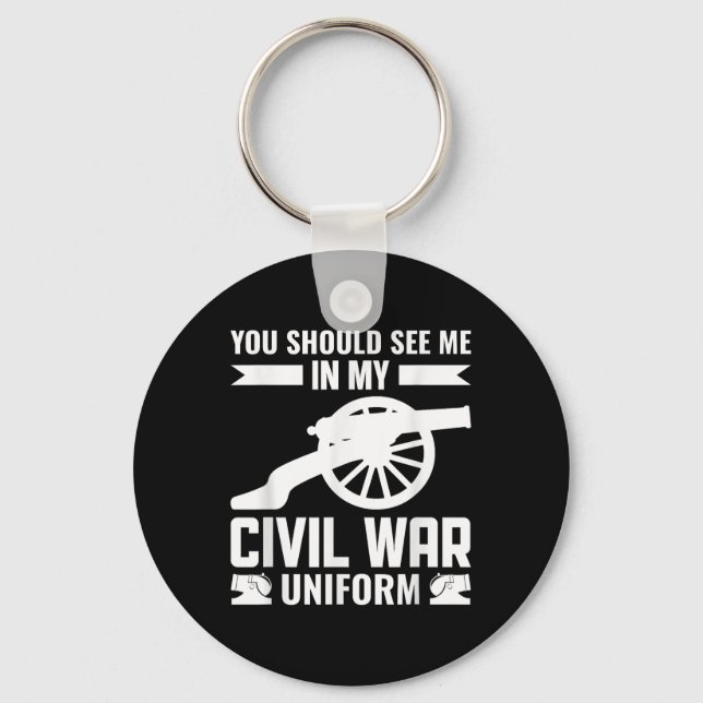 Porte-clés Vous Devriez Me Voir Dans Mon Uniforme De Guerre C (Recto)