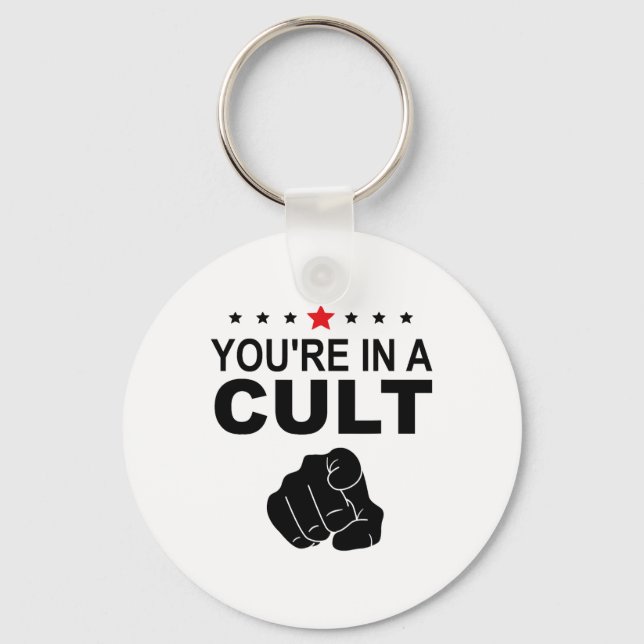 Porte-clés Vous êtes dans un panneau de culte  (Recto)