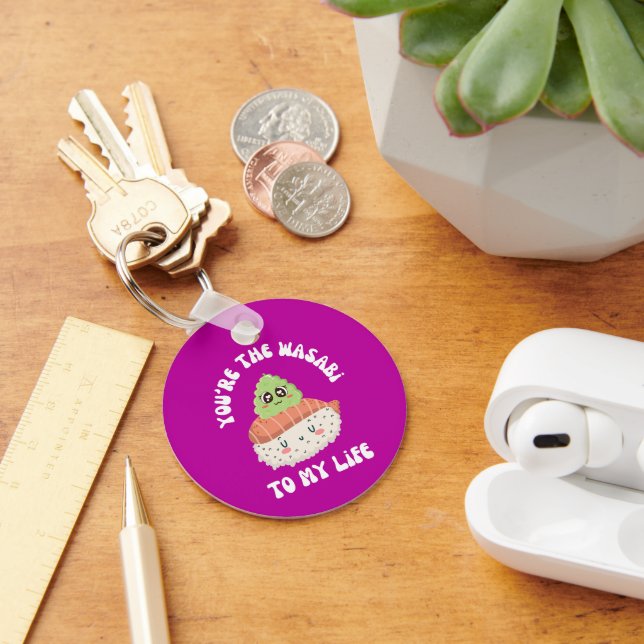 Porte-clés Vous êtes le Wasabi To My Life mignon Sushi Pun (Bureau)