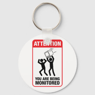 Porte-clés Vous Êtes Surveillé - Humour De Bureau