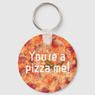 Porte-clés Vous êtes une pizza me valentines humour Photo