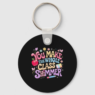 Porte-clés Vous faites tout l'ensemble Cl scintiller Cadeau d