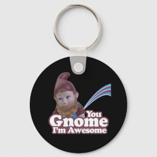 Porte-clés vous Gnome Je suis génial