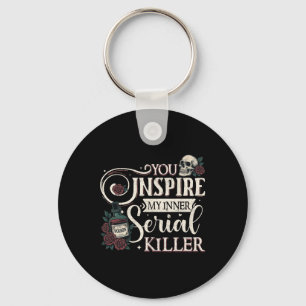 Porte-clés Vous Inspire Mon Intérieur Serial Killer Retro Éff
