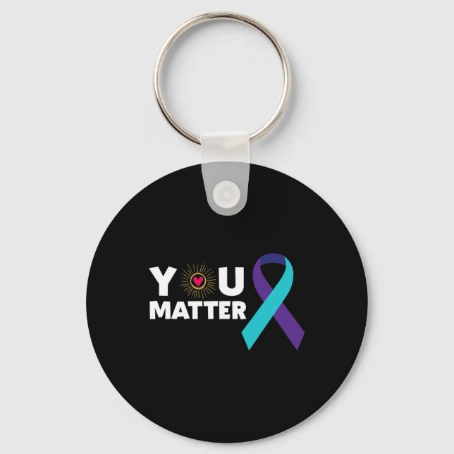 Porte-clés Vous Problème Prévention Suicide Sensibilisation T (Recto)