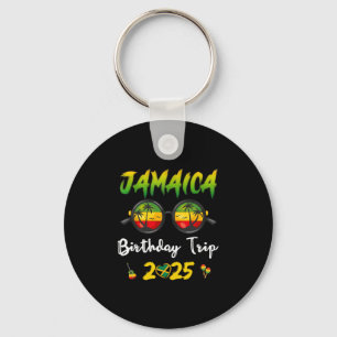Porte-clés Voyage d'anniversaire en Jamaïque 2025 Vacances en
