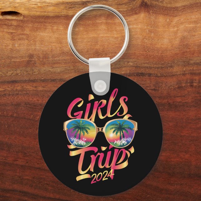 Porte-clés Voyage de filles 2024 Week-end Vacances d'été à la (Recto)