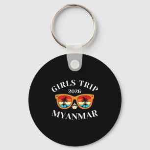 Porte-clés Voyage de filles 2026 Myanmar Spring Break 2026 Cr