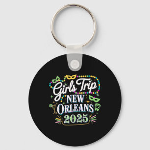 Porte-clés Voyage de filles Nouvelle-Orléans 2025 Mardi Gras