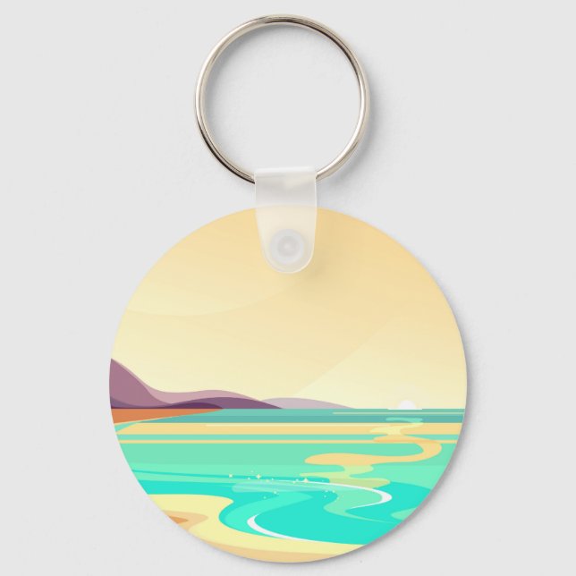 Porte-clés Voyage de plage (Recto)