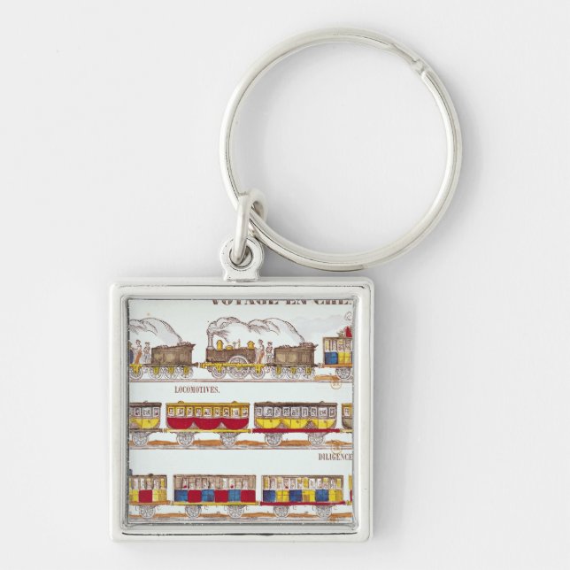 Porte-clés Voyage de rail en 1845 (Devant)