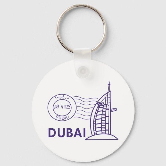 PORTE-CLÉS VOYAGE DUBAÏ (Recto)