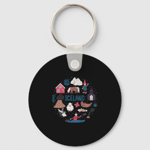Porte-clés Voyage Europe Islande Reykjavik Vacances en Famill