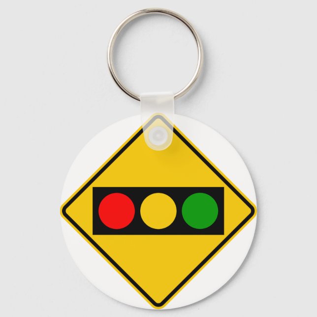 Porte-clés Voyage léger avant le signal routier (Recto)