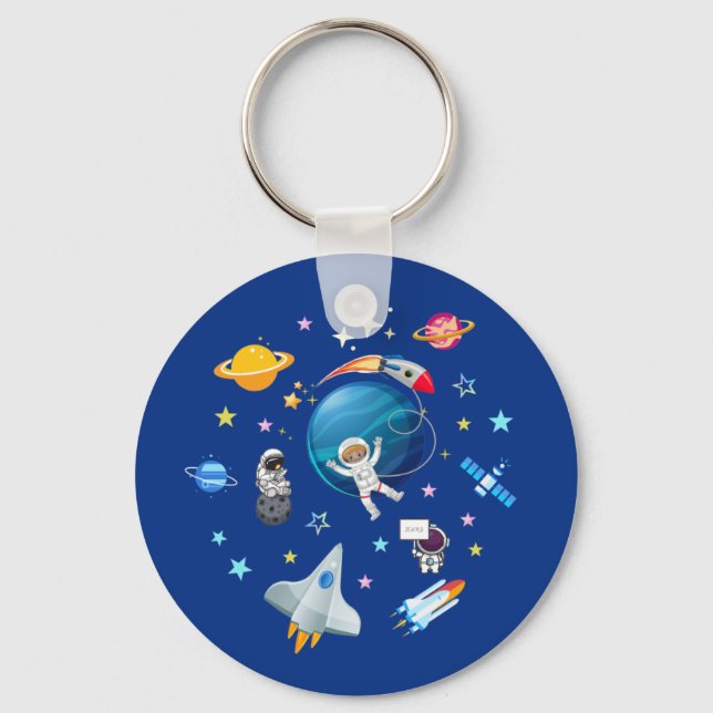 Porte-clés Voyage spatial (Recto)