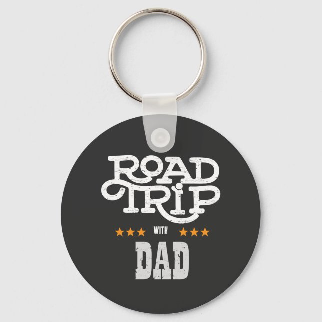 Porte-clés Voyage sur la route avec Papa (Recto)