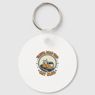 Porte-clés Voyage T-Shirt pour amateur de chat - Art de voyag