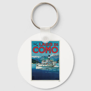 Porte-clés Voyage vintage de Lago Di Como Italie