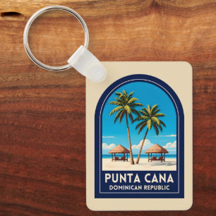 Porte-clés Voyage Vintage Punta Cana République dominicaine R
