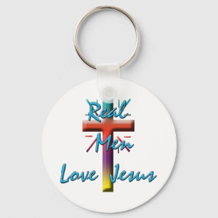 PORTE-CLÉS VRAI AMOUR JÉSUS D'HOMMES