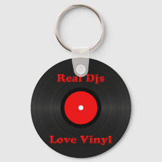 Porte-clés Vrai Djs Aimer Vinyl Porte - clé