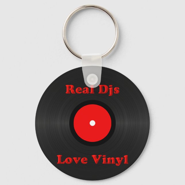 Porte-clés Vrai Djs Aimer Vinyl Porte - clé (Recto)