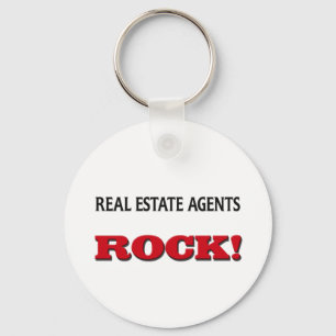 Porte-clés Vraie roche d'agents immobiliers