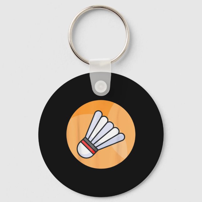 Porte-clés Vraiment comme le volant de badminton 5  (Recto)