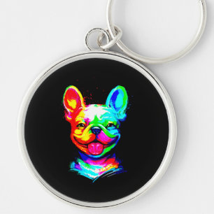 Porte-clés Vraiment Mignonne French Bulldog Pour Frenchie Lov