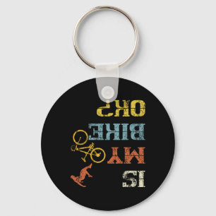Porte-clés Vtt Bmx Dirt Race Rétro Biker Est Mon Bi