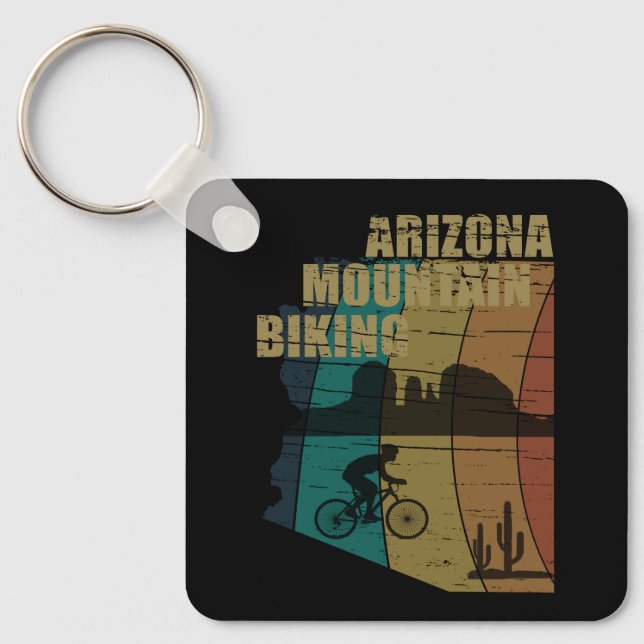 Porte-clés VTT en Arizona (Recto)