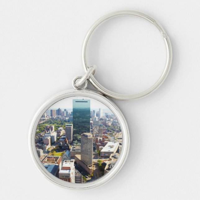 Porte-clés Vue aérienne de Boston 2 (Devant)