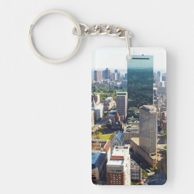 Porte-clés Vue aérienne de Boston 2 (Devant)