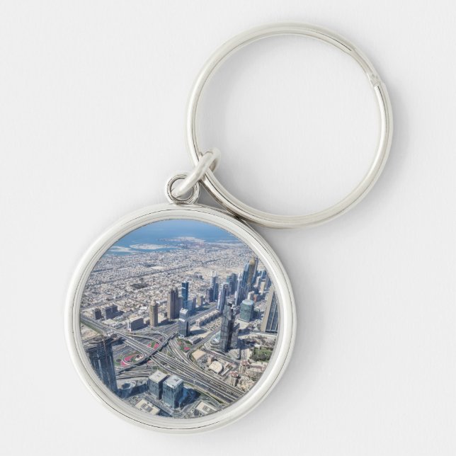 Porte-clés Vue aérienne de Dubaï (Devant)