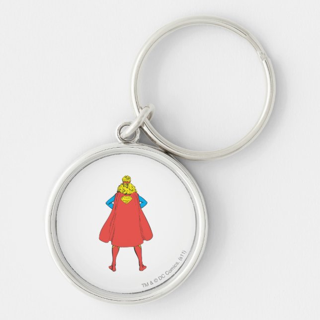 Porte-clés Vue arrière Supergirl (Devant)