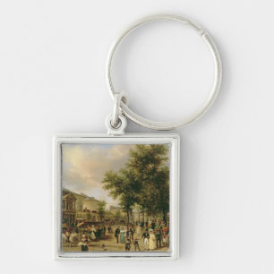 Porte-clés Vue de boulevard Montmartre, Paris, 1830
