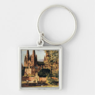 Porte-clés Vue de cathédrale de Lichfield