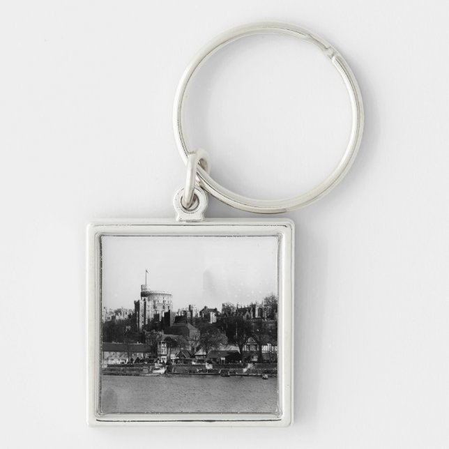 Porte-clés Vue de château de Windsor, à travers la Tamise (Devant)